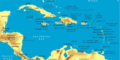 Kort over jamaica snorkling