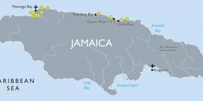 Kort over jamaica lufthavne